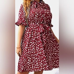 Shein Curve Bowtie Dress (2 Colors Available)